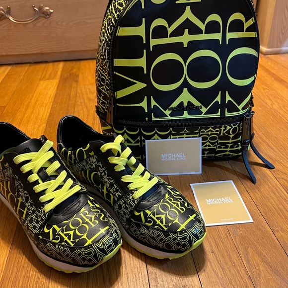 Michael Kors Rhea backpack and Billie Trainers - Picture 2 of 9